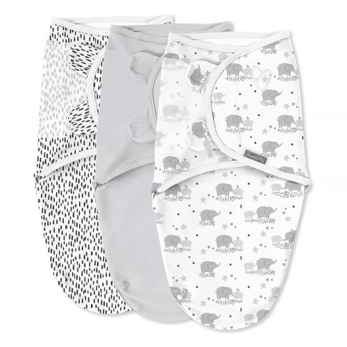 SwaddleMe Original Swaddle - Size Small/Medium, 0-3 Months, 3-Pack (Mama & Me) Easy to Use Newborn Swaddle Wrap Keeps Baby Cozy and Secure and Helps Prevent Startle Reflex