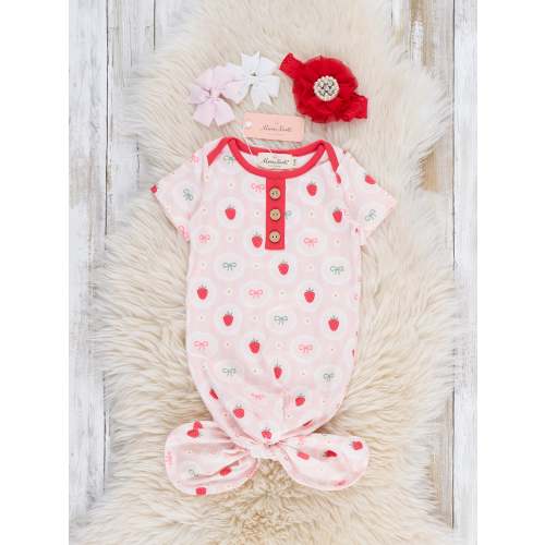 Strawberry Dreams Knot Gown