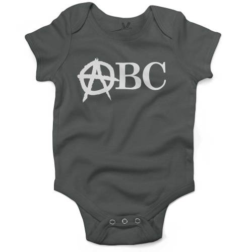 Punk Rock Alphabet Infant Bodysuit or Raglan Tee