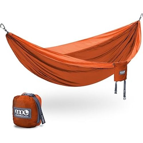ENO, Eagles Nest Outfitters DoubleNest Lightweight Camping Hammock, 1 to 2 Person, Special Edition Colors, ATC