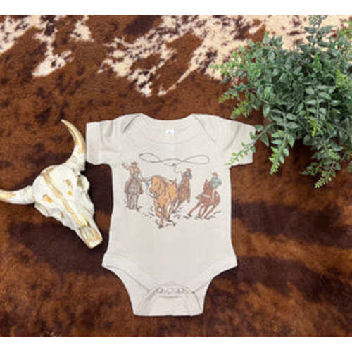 Cowboys roping onesie – Teal Creek Boutique & designs