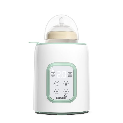 Bottle Warmer 8 in 1 with Timer for Breastmilk or Formula, Accurate Temperature Control, Fits for All Bottles Green