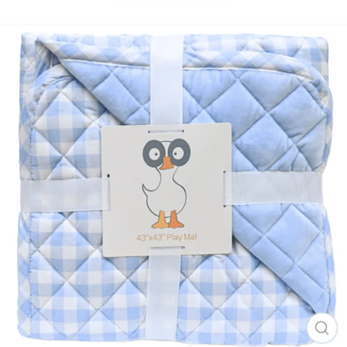 GooseWaddle Super Soft Play Mats - Cotton and Super Soft Quilted (Reve - Goosewaddle® | Newborn Baby Blankets Toys Teethers Bibs & More
