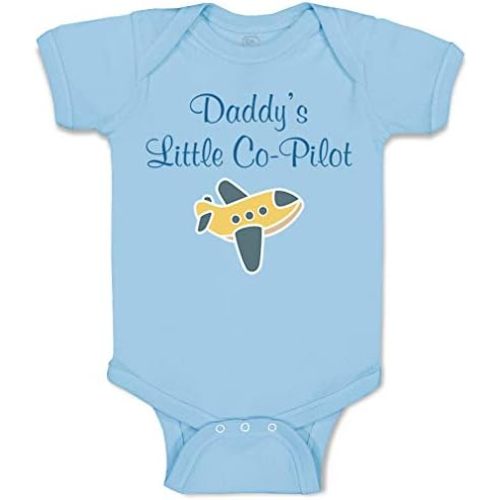 Cute Rascals Custom Baby Bodysuit Daddy's Little Co-Pilot Dad Father's Day Western Funny Cotton