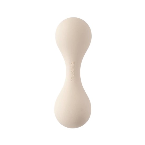Mushie Silicone Baby Rattle: Cambridge