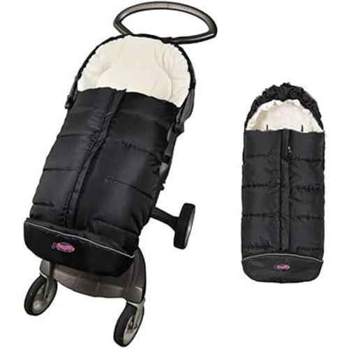 Cozy Baby Sleeping Bag Adaptable for Most Style Strollers,Comfortable Warm Coral Lining, Practical Design of Toddler Stroller Footmuff