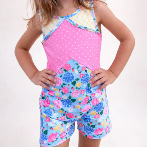 Bella Unitard - Floral Fairytale