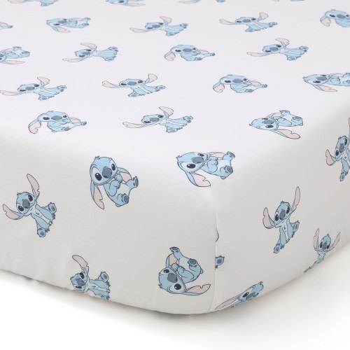Disney Cot Fitted Sheet Stitch
