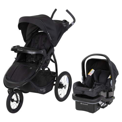 Free Shipping! Baby Trend Expedition Race Tec Plus Jogger Travel System with EZ-Lift Infant Car Seat Ultra Black