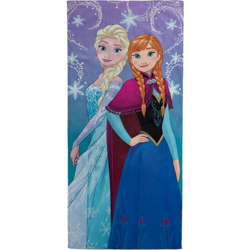 Jay Franco Frozen 2 Snowflake Sister Bath/Pool/Beach Towel, Multi 28” x 58”