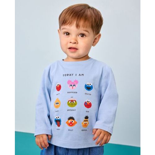 Sesame Street Relaxed Fit Long Sleeve Tee