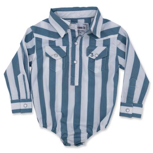 Powder River Long Sleeve Pearl Snap Onesie – Cowkid Clothing Company