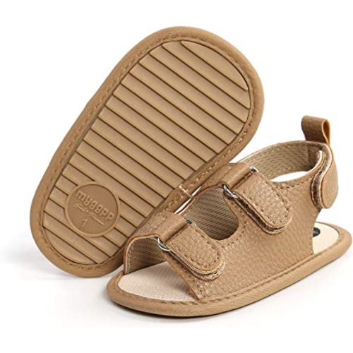 WILLFUN Baby Boys Girls Summer Sandals Closed-Toe Infant Soft Rubber Sole Outdoor Shoes for Toddler First Walkers