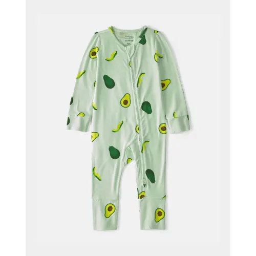 Baby Avocado PurelySoft Sleep & Play Pajama - Green