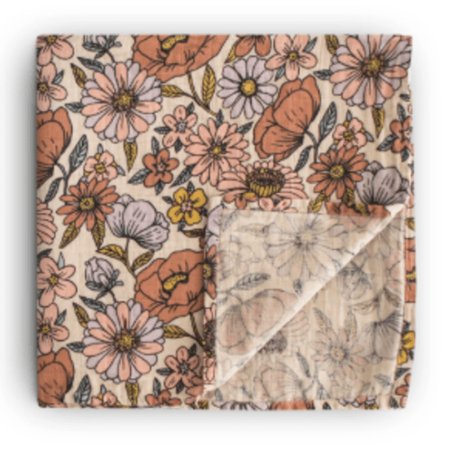 Organic Cotton Muslin Swaddle Blanket
