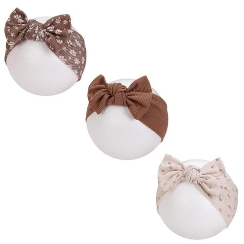 KIDOCHEESE Baby Girl Headbands with Bows Soft Elastics Hairbands Hair Accessories for Newborn Infant Toddler Kids