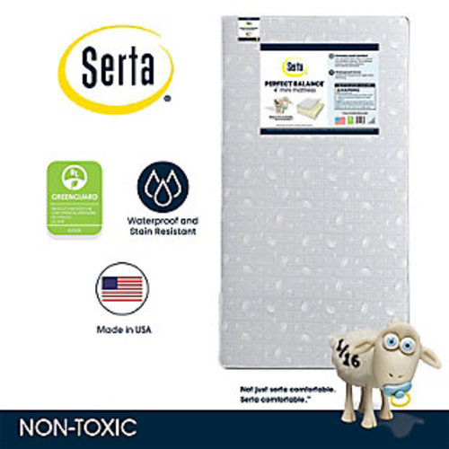 Serta Perfect Balance 4-inch Mini Crib Mattress