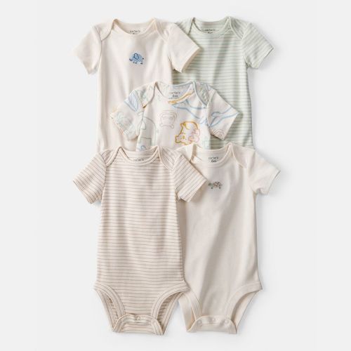 Baby Carter's 5-Pack Animals Multipack Bodysuits