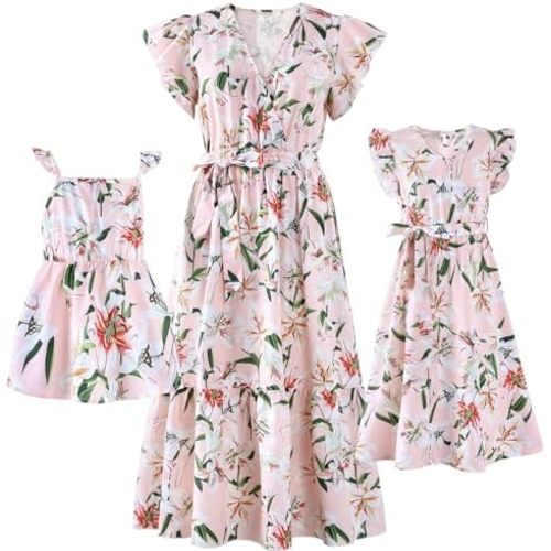 Mommy and Me Dresses - Family Matching Outfits for Women,Baby Girls - Great for Photos,Vacation and Mother's Day