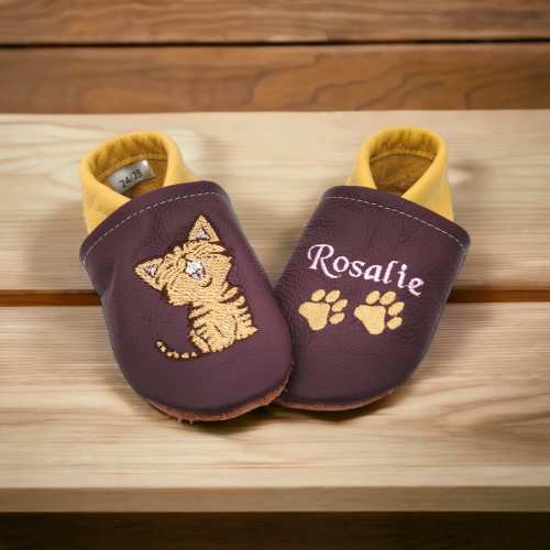 Leather Crawling Shoes
