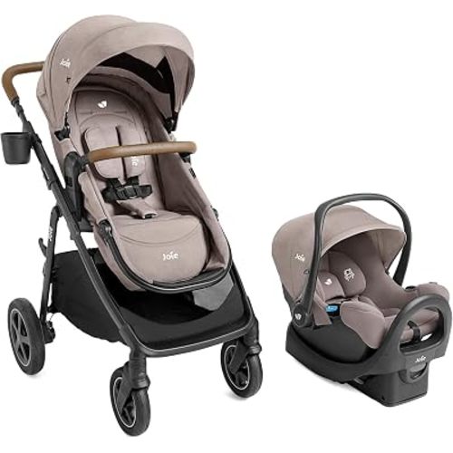Joie Ginger DLX Pramette Stroller & Rue Infant Car Seat Travel System