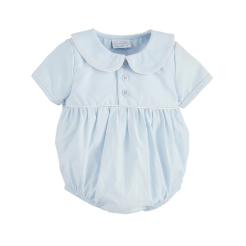 Mud Pie Baby Boys Collared Poplin Baby Bubble