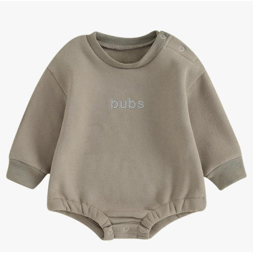 VISGOGO Newborn Infant Baby Boy Girls Oversized Romper Little Dude Sweater Onesie Coming Home Outfit Neutral Clothes