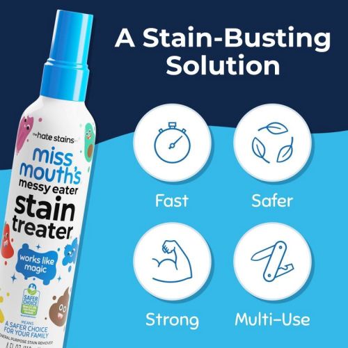 Miss Mouth's Messy Eater Treater Spray Bottle Liquid Stain Removers - 4oz/2ct