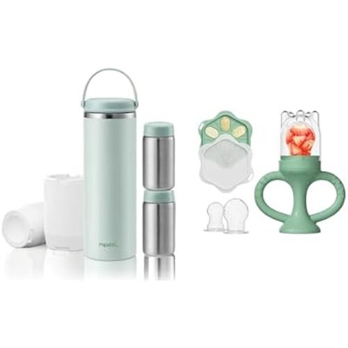 Innovative 360° CapsuleChill Breastmilk Cooler, Baby Fruit Food Feeder