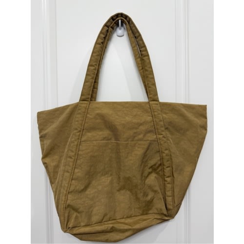 BAGGU Dark Khaki Cloud Tote with Front Pocket
