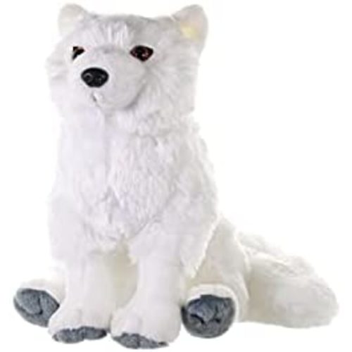 Wild Republic Arctic Fox Plush, Stuffed Animal, Plush Toy, Gifts for Kids, Cuddlekins 12 Inches