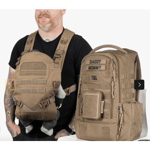 Daypack Diaper Bag & Baby Carrier Bundle - Durable, Versatile Gear – Tactical Baby Gear