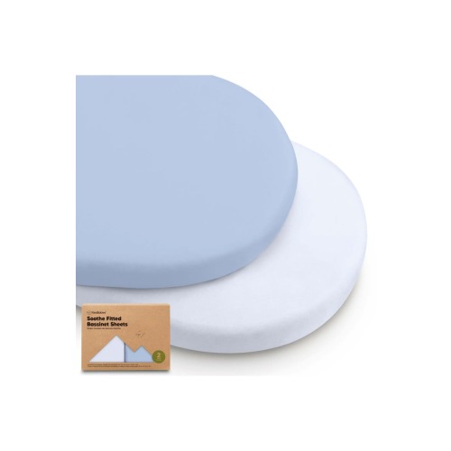 2-Pack Soothe Fitted Bassinet Sheets