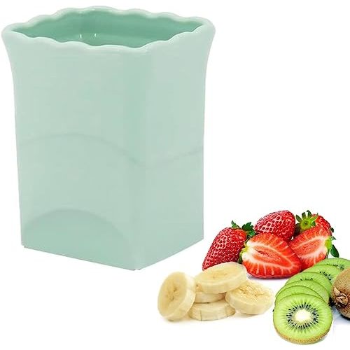 Strawberry Slicer Cup:Fruit Slicer Cup for Strawberry Egg Banana Mushroom Cucumber Kiwi and Veggie Salad Speed Cutter the Kitchen Portable Slicing Tool(1pcs)