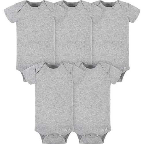Gerber Baby 5-pack Solid Onesies Bodysuits