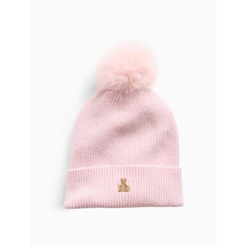 Kids Recycled Brannan Bear Poof Beanie