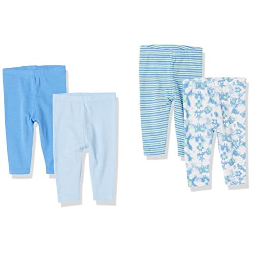 Hanes Unisex-Baby Hanes Baby Leggings, Ultimate Flexy Knit Pants Boys & Girls, 3-Pack