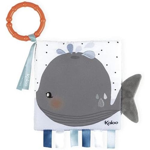 Kaloo My First The Sad Whale Activity Book with Soft Cloth Pages & Textured Shapes- Learn About Feelings Ages 0+