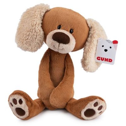 GUND Take-Along Friends, Masi Puppy Dog Plush Stuffed Animal for Ages 1 and Up, Brown/Cream, 15"