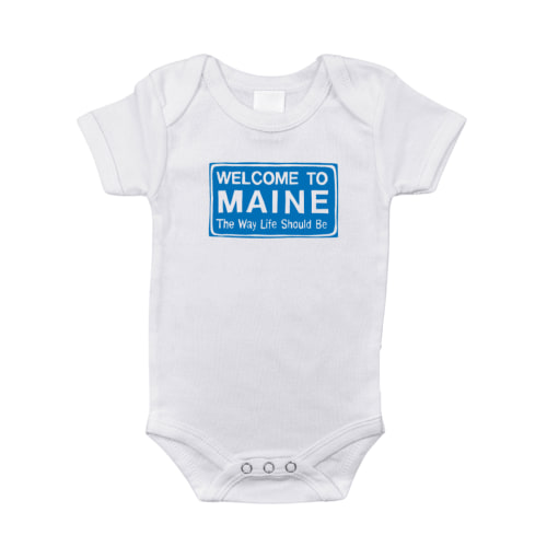 Welcome to Maine Baby Onesie Everyday Newborn Outfit