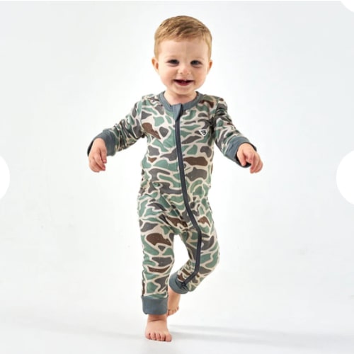 Baby Zip Up - Retro Duck Camo – BURLEBO