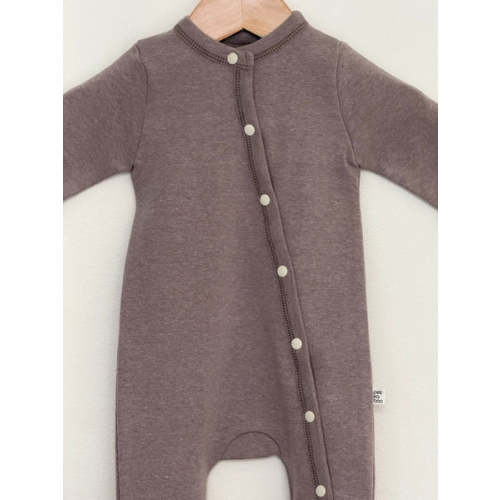 Totori Foot Bodysuit - Beige beige / 12m