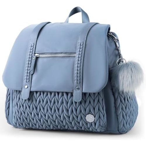 Diaper Bag BackPack Large Capacity Travel Mommy Bag Waterproof and Stylish with Changing Pad Baby Bag for Women and Girls