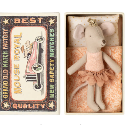 Princess mouse, Little sister in matchbox - Maileg USA
