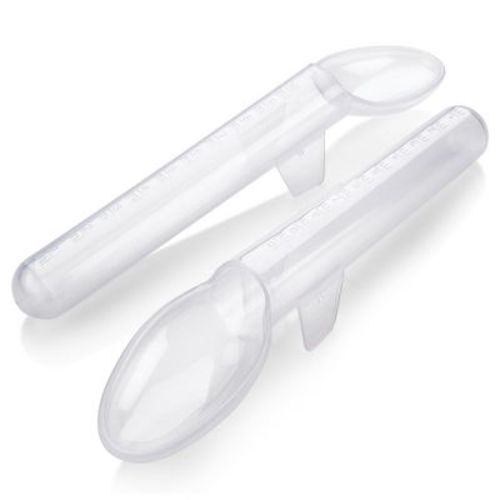 Calibrated Medicine Spoon for Kids, Babies & Toddlers - Pack of 2, 2 Tsp/10 mL Oral Liquid Medication Dispensers