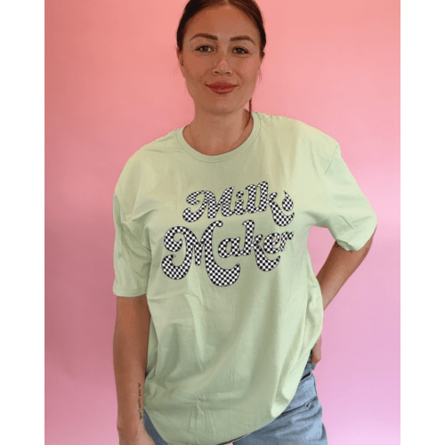 Checkered Milk Maker Tee