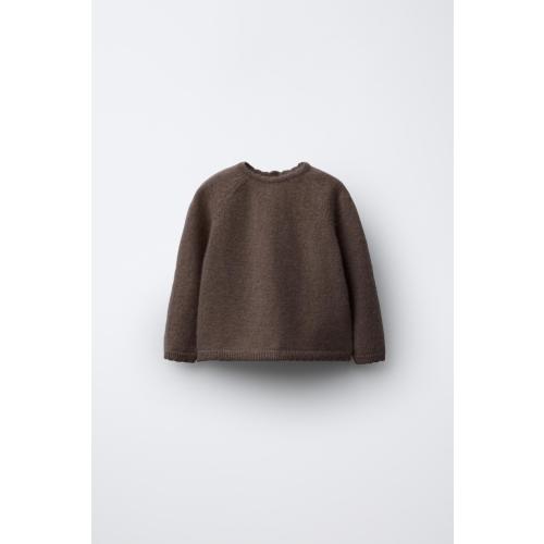 100% CASHMERE SWEATER - Brown | ZARA United States
