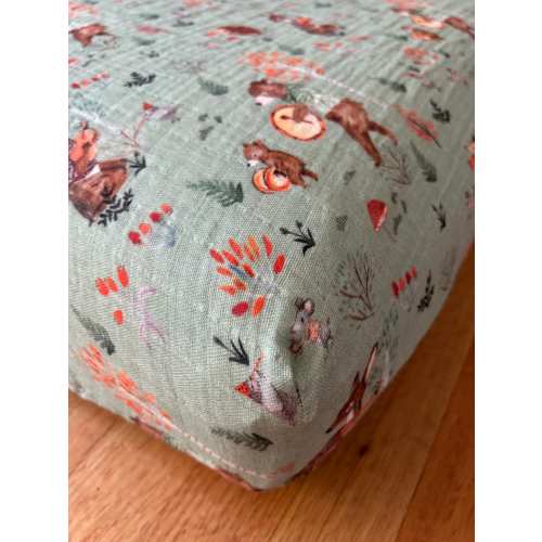 Woodland Gender Neutral Crib Sheets, Baby Bedding, Swaddle Blankets, Changing Pad Covers, Bassinet Sheets