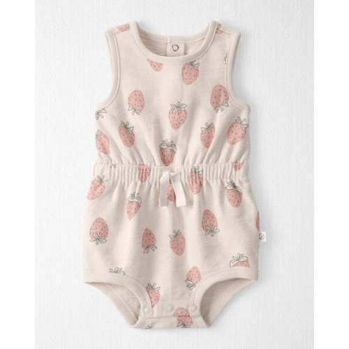 Baby Girl Organic Cotton Romper in Strawberry Print - Little Planet | Carter's