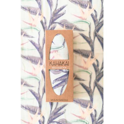 Dreamy Birds of Paradise Swaddle – Kahakai Kids Collection